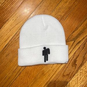 White Billie Eilish Beanie